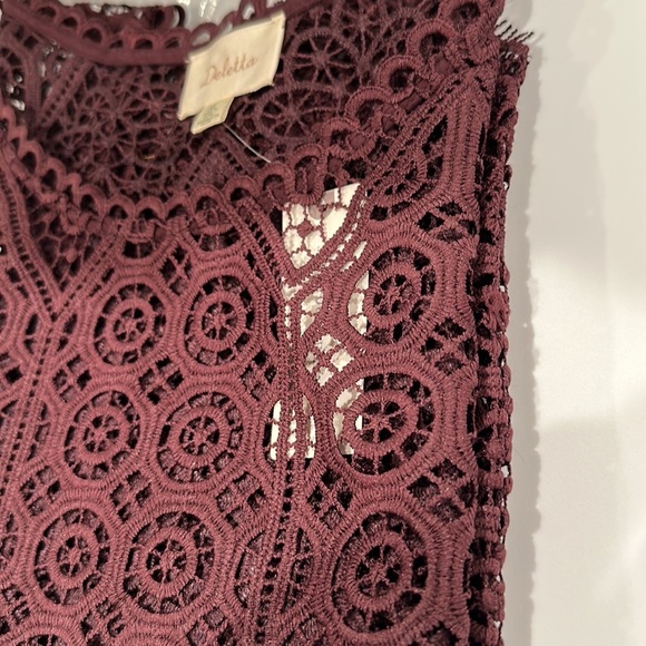 Deletta chocolate lace Blouse - Picture 7 of 9